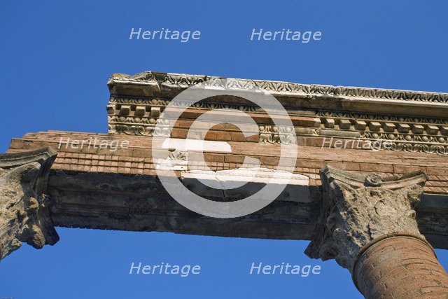 The forum at Pompeii, Italy. Creator: Samuel Magal.