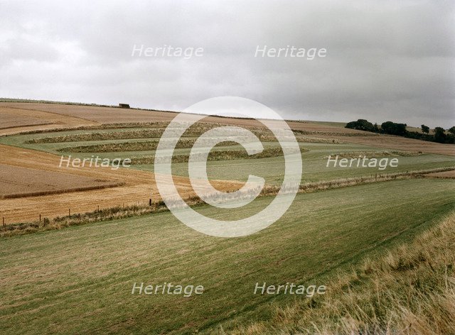Valley near Enford, Wiltshire, 1999. Artist: IJ Leonard