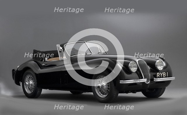 1954 Jaguar XK120 SE Artist: Unknown.