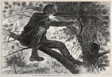 A Sharpshooter on Picket Duty. Creator: Winslow Homer (American, 1836-1910).