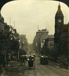 'Cities of the Sunny South, Melbourne, Victoria, Australia', 1909.  Creator: George Rose.