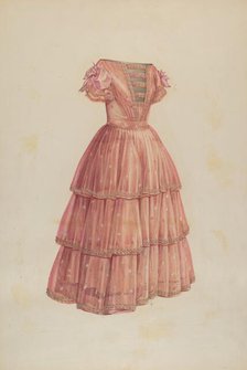 Girl's Dress, c. 1941. Creator: Winifred Gibbes.
