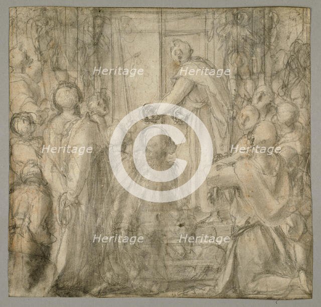 Christ before Pilate, 1522/23. Creator: Jacopo Pontormo.