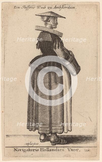 Navigatoris Hollandici Vxor. Creator: Wenceslaus Hollar.