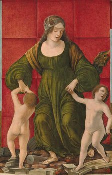 The Wife of Hasdrubal and Her Children, c. 1490/1493. Creator: Ercole de' Roberti.