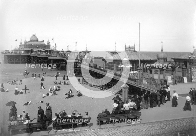 Victoria Pier, Blackpool, Lancashire, 1890-1910. Artist: Unknown