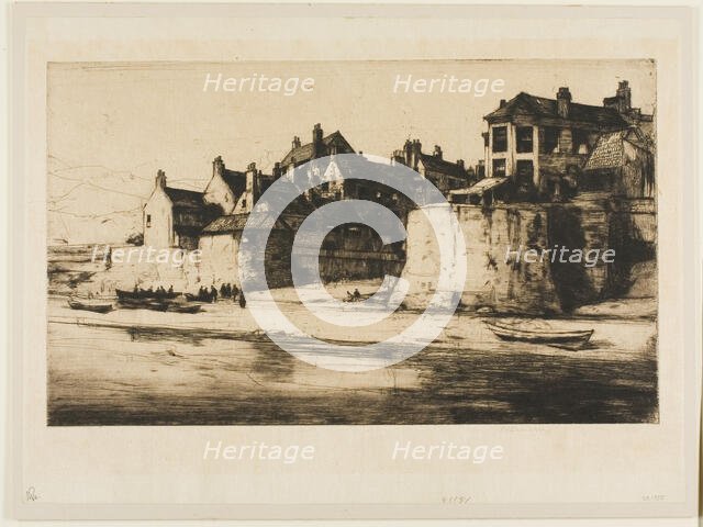 Robin Hood's Bay, 1907. Creator: David Young Cameron.