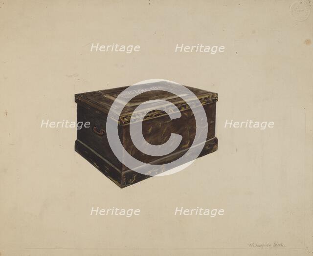 Sea Chest, U.S. Navy, 1935/1942. Creator: Willoughby Ions.
