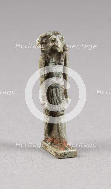 Amulet of the Ram-Headed God Amun, Egypt, Late New Kingdom-Third Intermediate Period... Creator: Unknown.