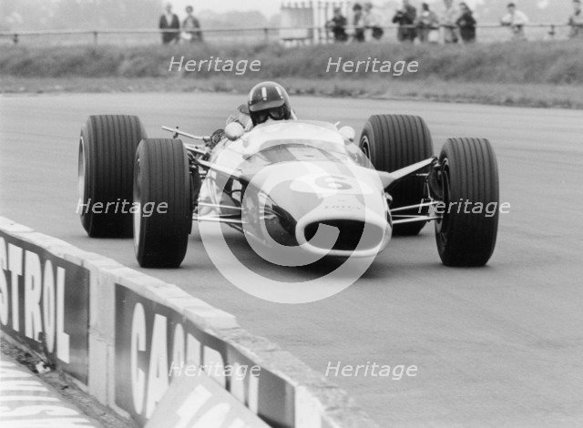 1967 Lotus 49, Graham Hill, British Grand Prix Artist: Unknown.