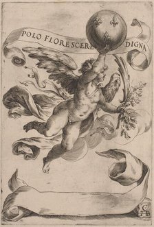 Genius with the Medici Coat-of-Arms, 1605. Creator: Cherubino Alberti.