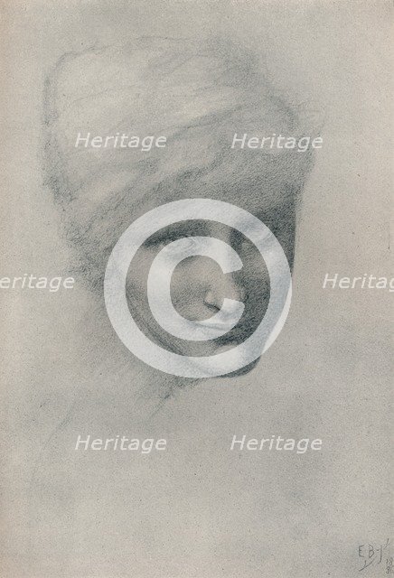 'Study of the Mermaid, In The Depths of the Sea', 1886. Artist: Sir Edward Coley Burne-Jones.