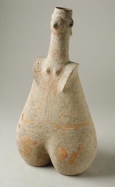 Jar in the Form of a Female Statuette, between c.1350 and c.800 B.C.. Creator: Unknown.