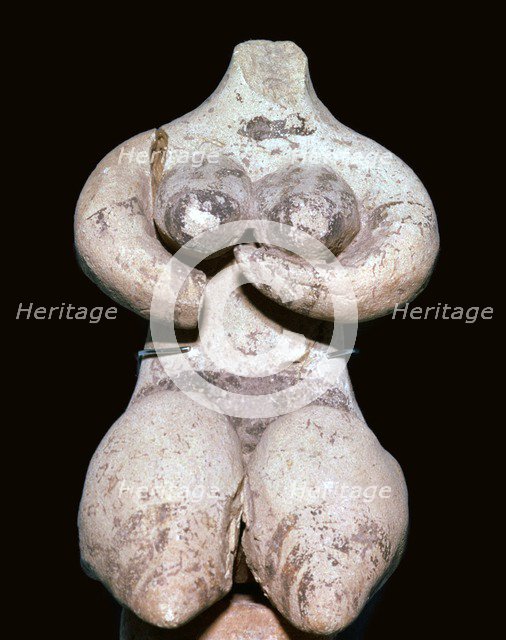 Syrian baked clay fertility figure, 5th century BC. Artist: Unknown