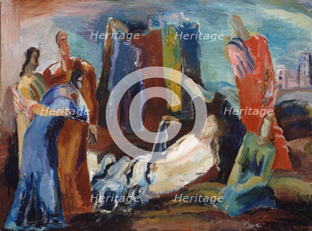 Pietà, probably 1926. Creator: Bjarne Ness.