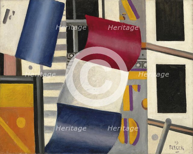 Le drapeau, 1919. Creator: Fernand Leger.