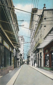 'Habana: Calle Obispo O Pimargall. Obispo or Pimargall Street', c1910. Creator: Unknown.