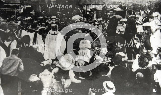 Foundation stone laying, St. Clement's Church, Mosman, 1902. Creator: Unknown.
