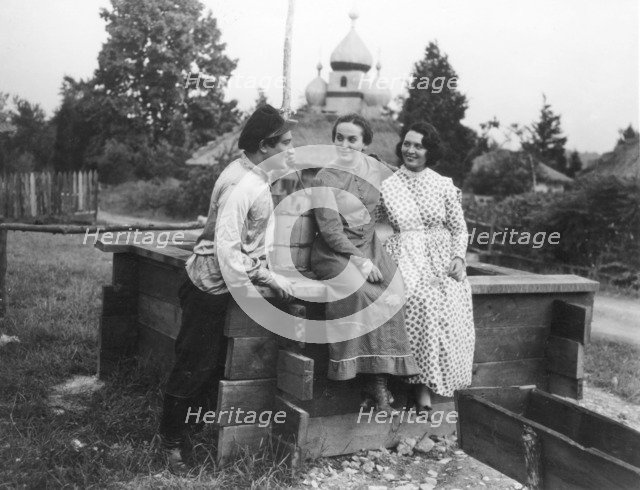 Scene from The Singing Blacksmith, 1936. Artist: Unknown