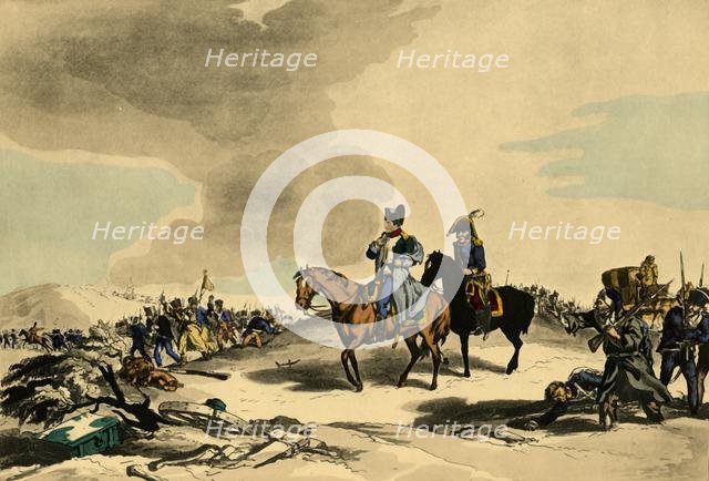 'A Bas Le Manteau, or The Murmer of the French Grand Army...1812', (1921). Creator: Matthew Dubourg.