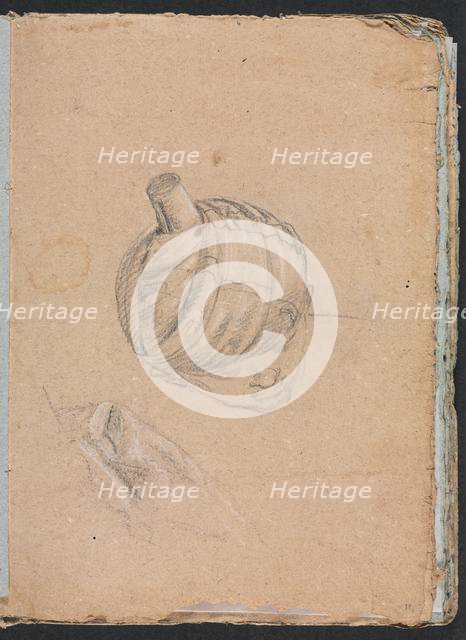 Verona Sketchbook: Head with turban (page 11), 1760. Creator: Francesco Lorenzi (Italian, 1723-1787).