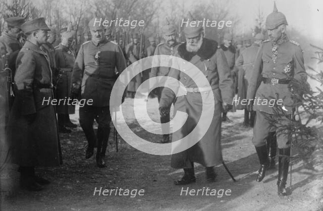 King Ludwig of Bavaria & Excellenz von Strantz, 6 Jan 1915. Creator: Bain News Service.