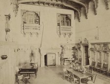 Interior of the Manor house at the Muromtsevo Estate, before 1909.