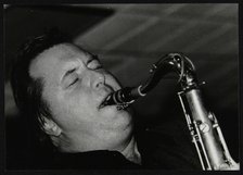 Tenor saxophonist Frank Griffith playing at The Fairway, Welwyn Garden City, Hertfordshire, 2000. Artist: Denis Williams