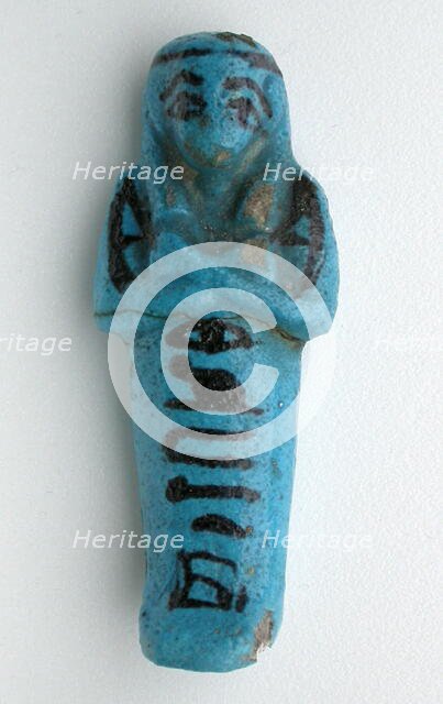 Shabti of Tchenetipet, Egypt, Third Intermediate Period, Dynasty 21 (1069 BCE-945 BCE). Creator: Unknown.