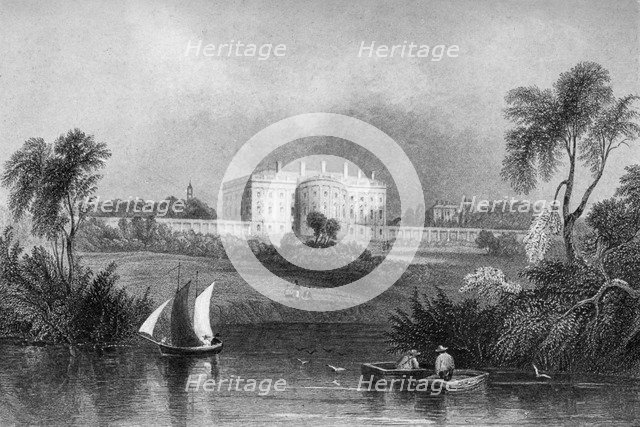 The White House, Washington D.C., USA, 1841 (1908). Artist: Unknown