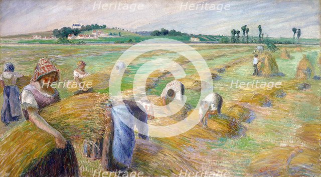 The Harvest, 1882. Artist: Pissarro, Camille (1830-1903)