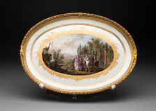 Oval Tray, Meissen, c. 1780. Creator: Meissen Porcelain.