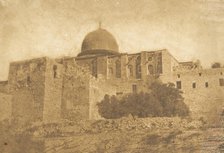 Koubbé-Nébi-Monça - Coupole de Moïse à Jérusalem, August 1850. Creator: Maxime du Camp.