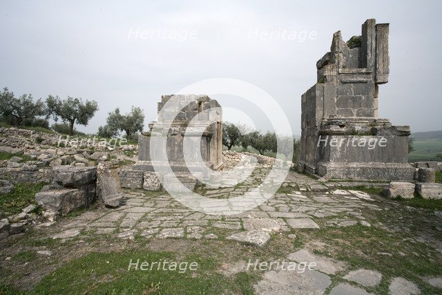 The Arch of Septimius Severus, Dougga (Thugga), Tunisia. Artist: Samuel Magal