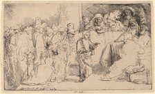 Christ Disputing with the Doctors: a Sketch, 1652. Creator: Rembrandt Harmensz van Rijn.