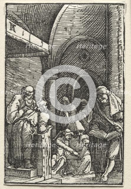 The Fall and Redemption of Man: Christ Disputing with the Doctors, c. 1515. Creator: Albrecht Altdorfer (German, c. 1480-1538).