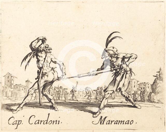 Cap. Cardoni and Maramao, c. 1622. Creator: Jacques Callot.
