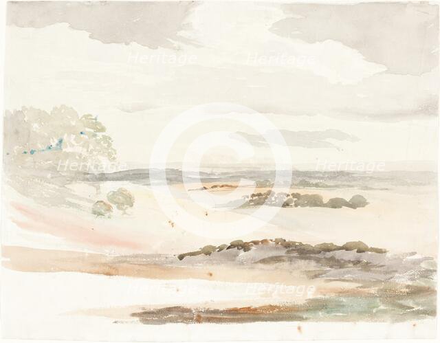 An Extensive View in Shropshire, 1803. Creator: Cornelius Varley.