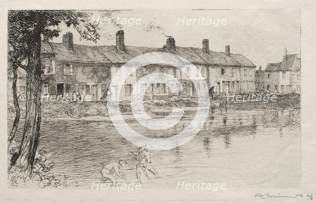 La Mare de la Prairie, Crèvecoeur, 1913. Creator: Auguste Louis Lepère (French, 1849-1918).