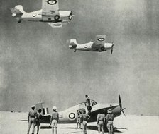 'Desert Squadron' - planes of the Fleet Air Arm during the Second World War, c1943. Creator: Unknown.