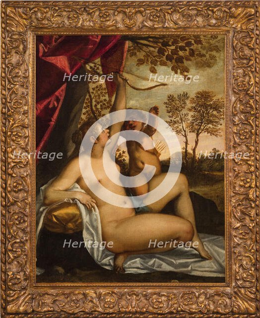 Venus Disarming Cupid. Creator: Palma il Giovane, Jacopo, the Younger (1544-1628).