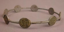 Bracelet with Holy Figures, Egypt, 5th-7th century. Creator: Unknown.