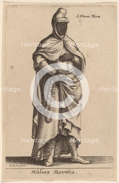 Mulier Moresca. Creator: Wenceslaus Hollar.
