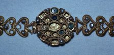 Gold jewelled Roman bracelet. Artist: Unknown