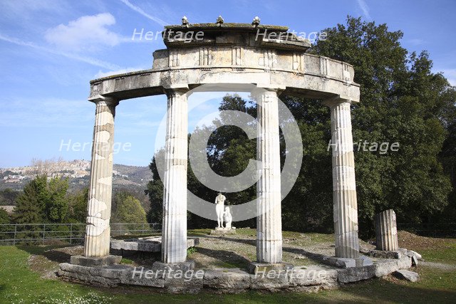 The Temple of Venus at Hadrian's Villa, Tivoli, Italy. Artist: Samuel Magal