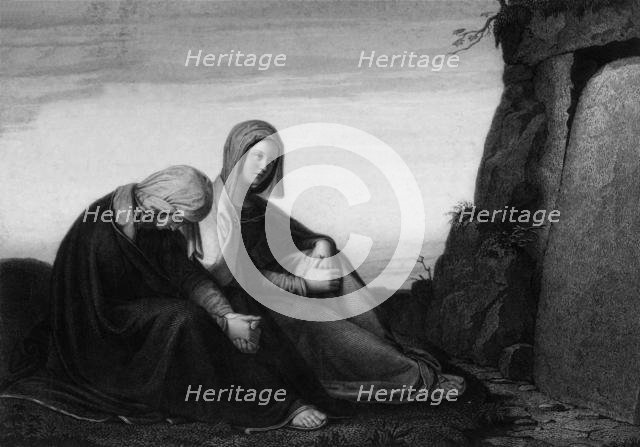 'Behold the place where they laid him', 19th century. Creator: W Holl.