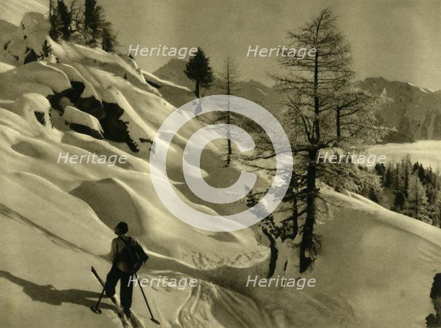 Skiing at Ankogel, Austria, c1935. Creator: Unknown.