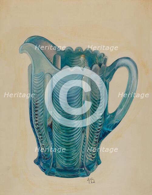 Water Pitcher, 1936. Creator: Ralph Atkinson.