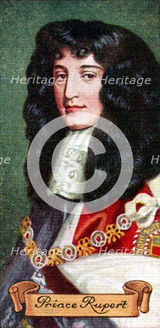 Prince Rupert, taken from a series of cigarette cards, 1935. Artist: Unknown