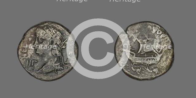 Coin Portraying Emperor Nero, 66-67. Creator: Unknown.